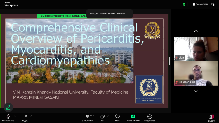 On April 8, 2026, the Department of Internal Medicine held its scheduled meeting of the English-speaking Student Research Society