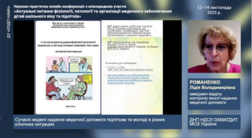 Актуальні питання фізіології, патології та організації медичного забезпечення дітей шкільного віку та підлітків 2025