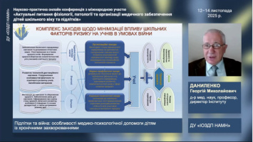 Актуальні питання фізіології, патології та організації медичного забезпечення дітей шкільного віку та підлітків 2025