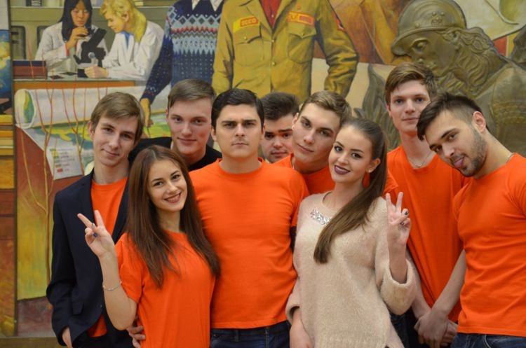 Students of the School of Medicine - participants of the league of KVN "Universe"