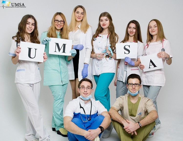 Congratulations to the new structure of the local representative of the Ukrainian Youth Association of Medical Students (UMSA) at the V.N. Karazin Kharkiv National University 