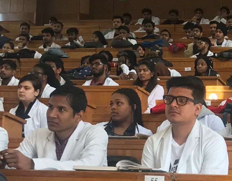 Some seminars included topics about peculiarities morphological structures of abdominal cavity