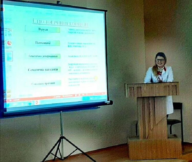 The student, who is engaged in the scientific club of the Department of General Practice – Family Medicine, won third place on the competition for student scientific papers