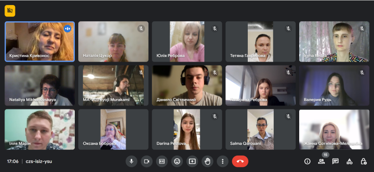 Regular meeting of the student scientific group of the department of hygiene and social medicine