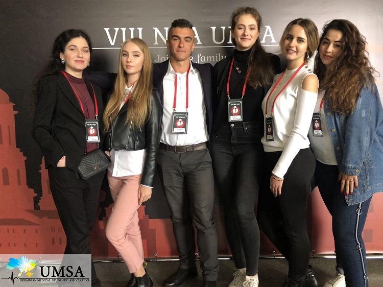 Students of the School of Medicine - participants of the VIII National Assembly of Medical Students