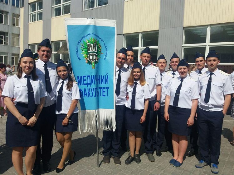 Students of the School of Medicine took the military Oath of Allegiance to the people of Ukraine 
