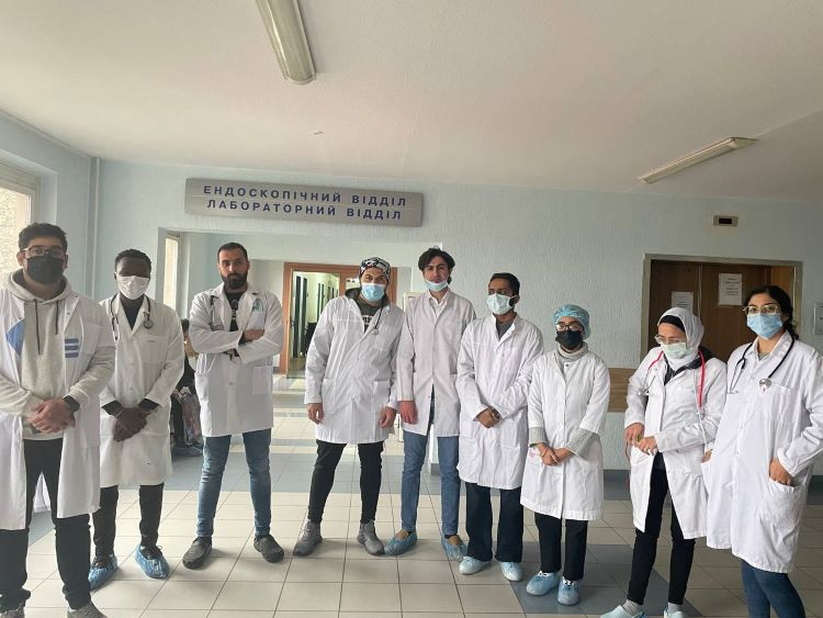 Medical education despite the war
