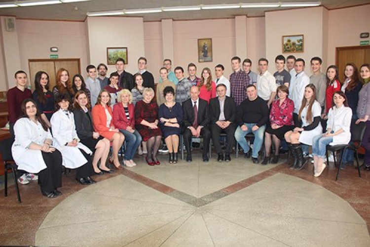 Students of the School of Medicine - participants of the II stage of Ukrainian Student Olympiad in normal physiology