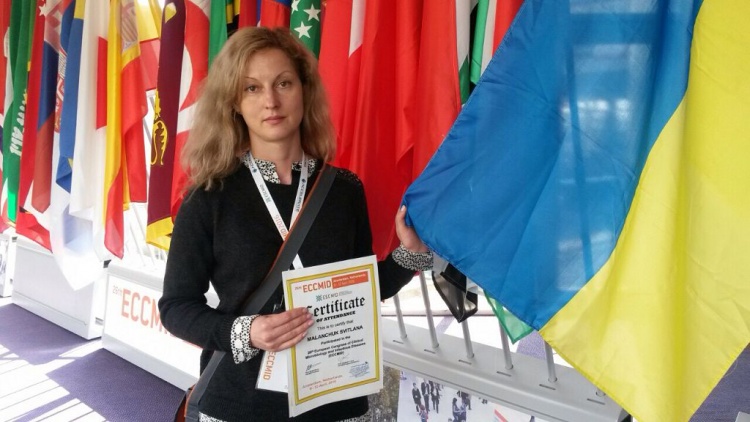 Teachers of the School of Medicine - participants of the 26th European Congress of Clinical Microbiologist and Infectious Diseases Specialists (Amsterdam, Netherlands)