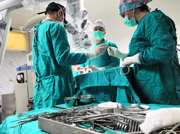Successfully completed international internship in neurosurgical department of Canton Hospital Zenica by our student