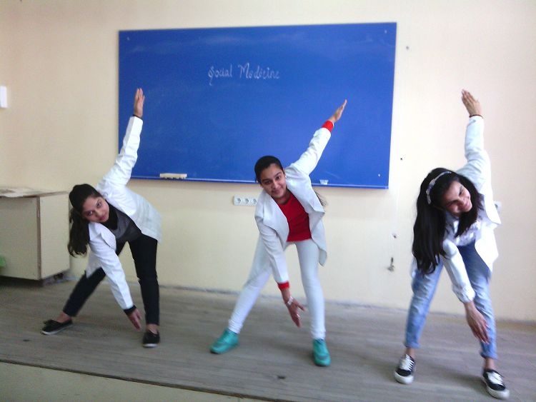 The research of the effect of physical activity on the capacity of students was held